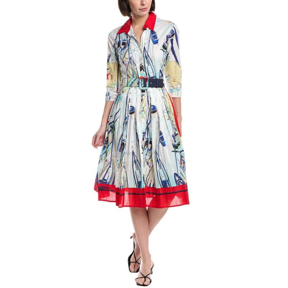 Samantha Sung Womens  Audrey Shirtdress